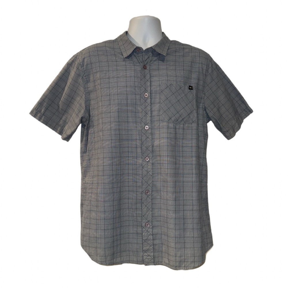 O’Neill Men’s Plaid Short Sleeve Button-Up Shirt Size L